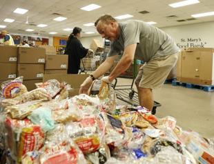 Long lines are back at US food banks as inflation hits high