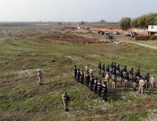 Commandos start standing guard at dried lake