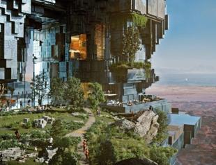 Saudi prince unveils mirrored skyscraper eco-city