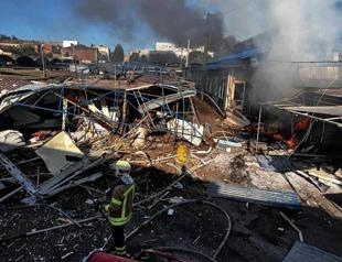 South Ukraine city pounded as Russia says Crimea navy HQ hit by drone