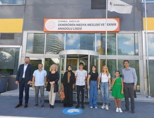 Toppers visit Demirören Media High School