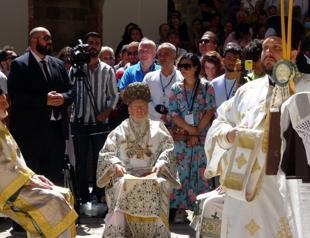 Istanbul patriarch leads mass at Sümela Monastery