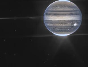 New space telescope shows Jupiter’s auroras, tiny moons