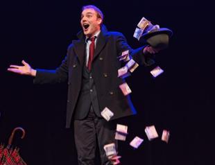 Belgian magician’s paper dance casts a spell