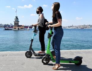 Parking spaces to be reserved for e-scooters in Istanbul