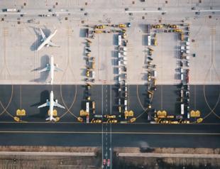 Aircraft, vehicles assemble to form ‘100’ to mark Victory Day