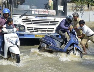 India’s Bengaluru flooded after days of torrential rains