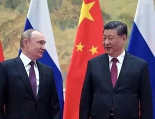 Xi tells Putin China willing to work with Russia as ‘great powers’