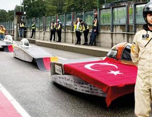 Turkish university’s solar car ranks third in Belgium race