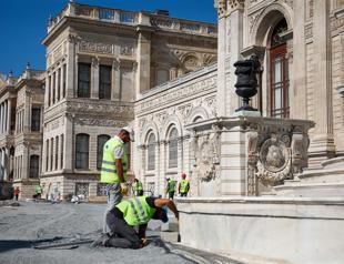 Istanbul’s Dolmabahçe Palace under renovation