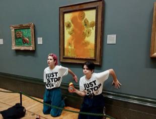 Activists in UK court after soup thrown at Van Gogh picture