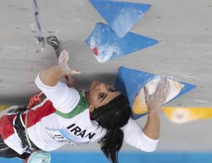 Iran’s Elnaz Rekabi, who competed without hijab, in Tehran