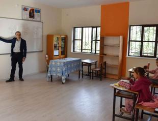 Village school imparts education to just 2 students