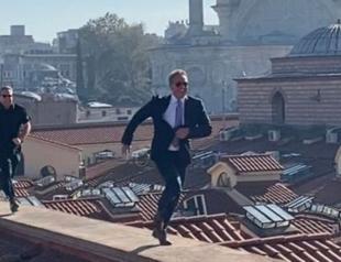 US ambassador Flake poses as James Bond on Grand Bazaars roof