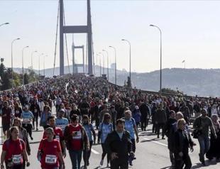 Over 60,000 people to cross from Asia to Europe in Istanbul Marathon