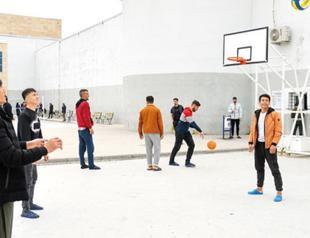 Irregular migrants hosted at removal center in Ankara