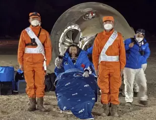 3 Chinese astronauts return to Earth after 6-month mission
