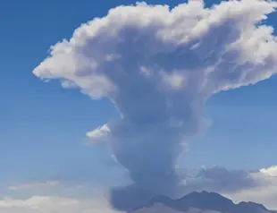 Lascar volcano in Chile stirs, sending plume skyward