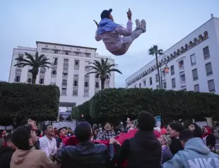 Ecstatic Moroccans celebrate World Cup victory over Portugal