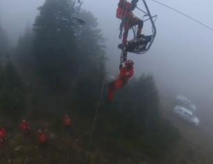 Rescue drill held in Uludağ before winter season