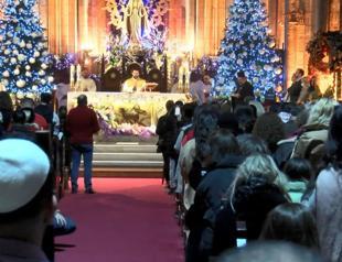 Christmas masses held in several churches in country