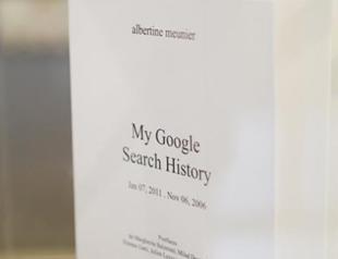 French artist publishes every Google search she ever did