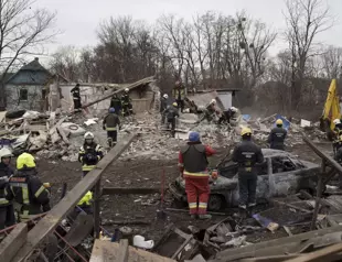 New air attacks on Kiev after Russias New Year assaults