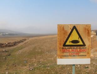 River feeding Keban Dam turns into small stream