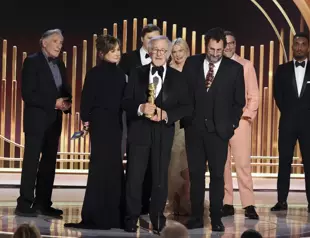 Spielberg wins big as Golden Globes make comeback