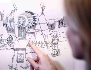 Auctioneers eye new record for Tintin artwork