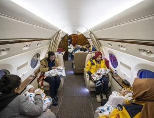 16 unaccompanied babies transferred to Ankara by presidential plane