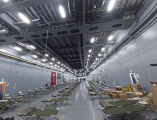 Warships serve as hospitals in Hatay