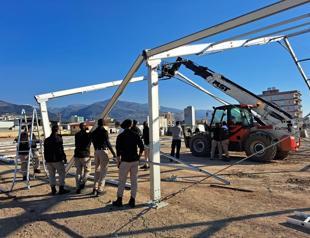 Foreign support focusing now on setting up field hospitals in quake-hit zone