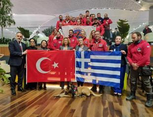 Greek team returns after saving many lives