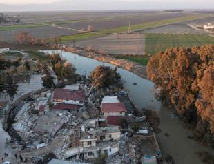 Quakes split village in two