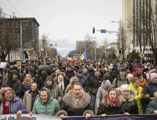Moldova protesters want energy subsidies, president to quit