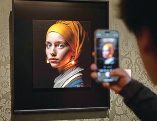 Girl with AI earrings sparks Dutch art controversy