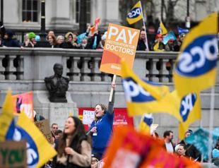 Hundreds of thousands of workers strike in latest UK industrial action