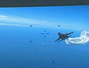 US releases video of Russian jet dumping fuel on its drone