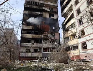 Ukraine: Russia hits apartments and dorm, killing civilians