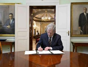 President seals Finlands NATO bid by signing required laws