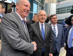 Kılıçdaroğlu meets Homeland Party Chairman İnce