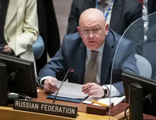 Russia rejects US claims its UN council presidency is a joke