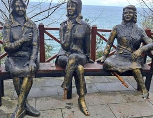 Statues of female figures damaged once again in Ordu