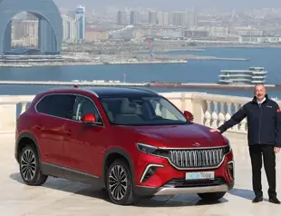 Azerbaijan’s Aliyev receives second Togg vehicle