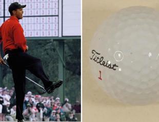 Tiger Woods ball from 1997 Masters fetches $64,000