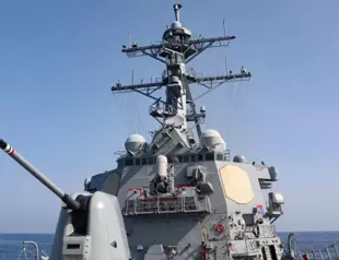 US warship sails through Taiwan Strait days after China drills