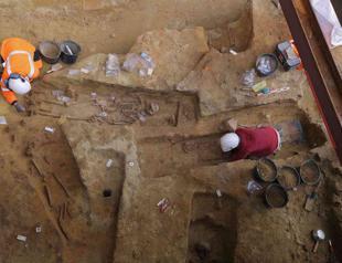 Ancient necropolis unearthed next to busy Paris train station