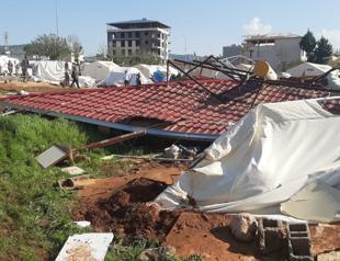 Tornado hits tents in quake-hit Pazarcık, 1 dead