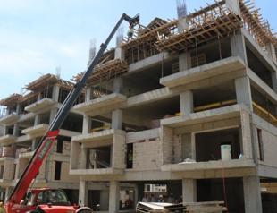 Construction materials production down in February